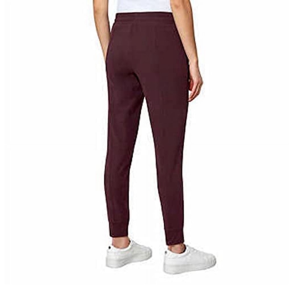 Mondetta Women's Cozy Warm Fleece Jogger Pant with Pockets (Wine Tasting, S) - Picture 2 of 10